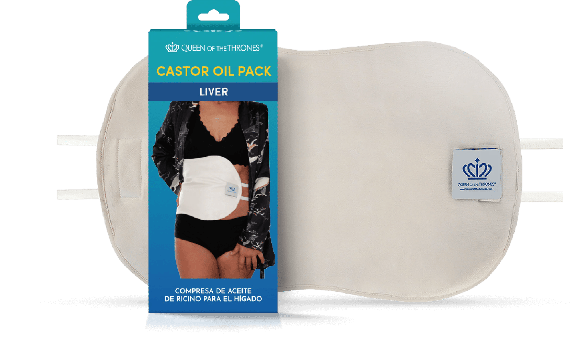 Self-Care I Liver Castor Oil Pack _ Queen of the Thrones®